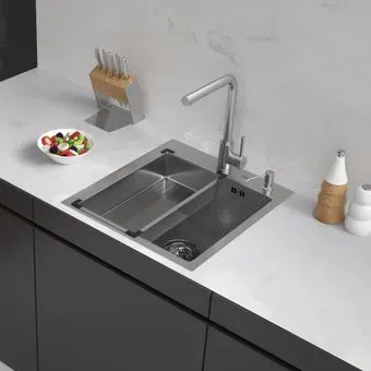 ARFEKA Eco AR мойка 450*500, коландер G, дозатор Satin Decor