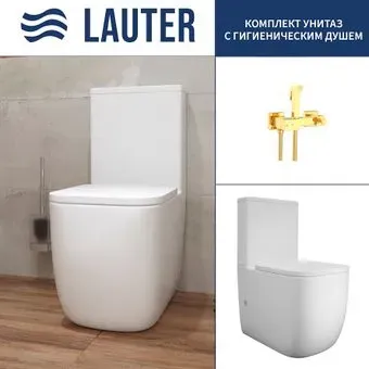 Lauter Rimless 21D2203 + гигиенический душ Glow 21LT0224GL