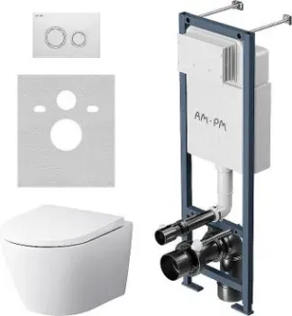 AM.PM ErgoFit Sense FlashClean IS110101.741701 (с сиденьем)