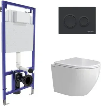 Berges Wasserhaus Okus Rimless 043390 (с сиденьем)