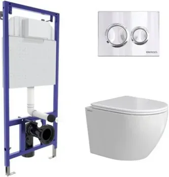Berges Wasserhaus Okus Rimless 043389 (с сиденьем)