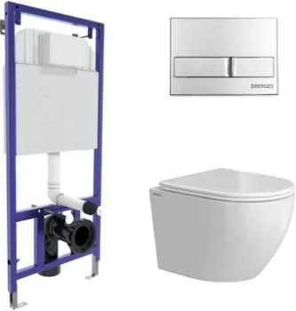Berges Wasserhaus Okus Rimless 043386 (с сиденьем)