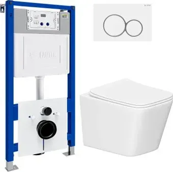 Lauter Square 21901001 + кнопка 219702E (скрытое крепление)