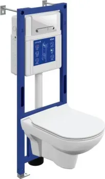 Cersanit City DPL EO Slim + Aqua 40 Smart M 69313 (с кнопкой Estetica белый)