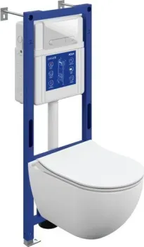 Cersanit Brasko Smart DPL EO Slim + Aqua 40 Smart M 69334 (с кнопкой Estetica белый)