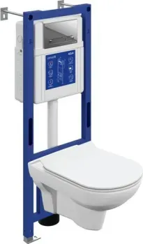 Cersanit City DPL EO Slim + Aqua 40 Smart M 69331 (с кнопкой Estetica хром глянцевый)