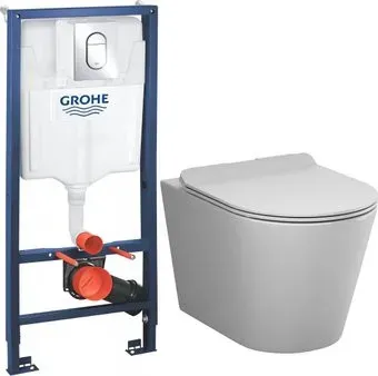 AM.PM Sunny Flashclean C85C1701SC + GROHE Rapid SL 39504000