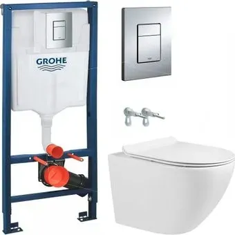 Grado GD-W203T + GROHE Rapid SL 38772001 (с кнопкой смыва)