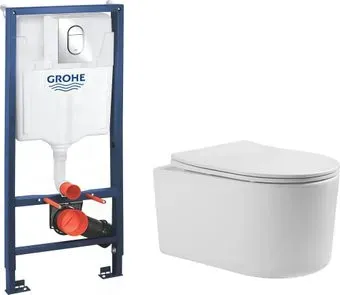 Grado GD-W204T + GROHE Rapid SL 39504000 (с кнопкой смыва)