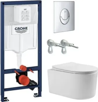 Grado GD-W204T + GROHE Rapid SL 38721001 (с кнопкой смыва)