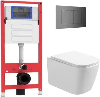 Oliveeka OL-MQ-003 + OL-1216 + OL-E12-BGM (матовый оружейный металл)