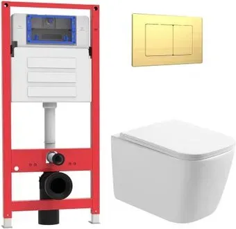 Oliveeka OL-MQ-003 + OL-1216 + OL-E12-BG (матовое золото)