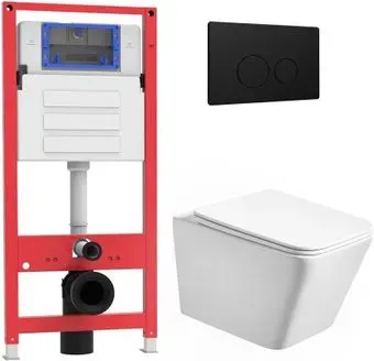 Oliveeka OL-MQ-003 + OL-5014 + OL-R22-MB (черный матовый)