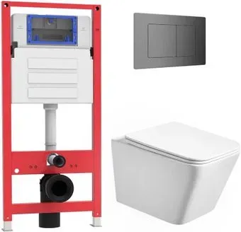 Oliveeka OL-MQ-003 + OL-5014 + OL-E12-BGM (матовый оружейный металл)
