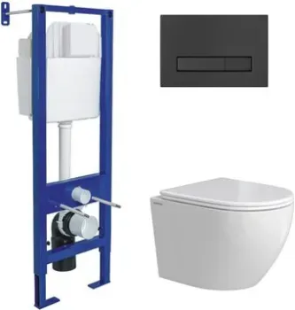 Berges Wasserhaus Okus Rimless 043393 (с сиденьем)