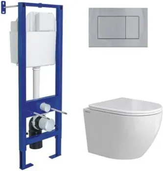 Berges Wasserhaus Okus Rimless 043395 (с сиденьем)