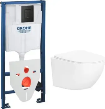 Lauter Sulzdorf + GROHE Solido 38811KF0 + панель GROHE 37131000 (белый с микролифтом)