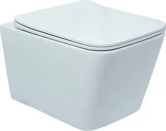 Deante Bau VSS01102B с крышкой Slim Soft-Close (белый)