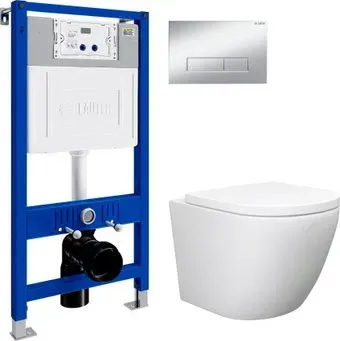 Lauter Vortex 2110830VP + 21901002 + 219703HD (с кнопкой смыва сатин)