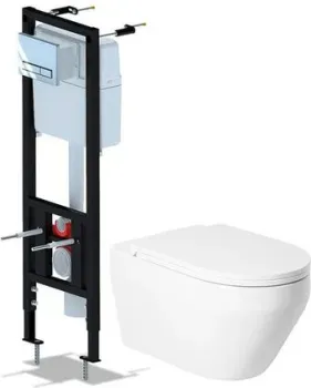Saniteco KW-9009W + Ани Пласт WCP4141