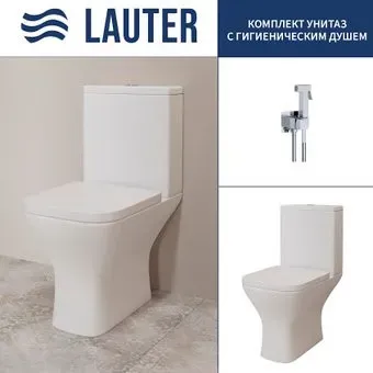 Lauter W214 2110214 + гигиенический душ Mild 21LT071CH (горизонтальный выпуск)