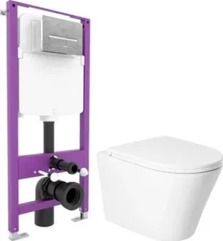 Saniteco KW-9005W + Triton Pro EVO815N (с кнопкой хром)
