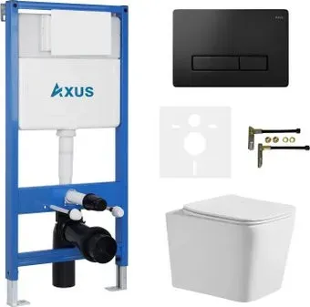 Axus 2303 с инсталляцией 011D и кнопкой 097HDB
