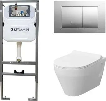 Керамин Бари Slim МЛ Комфорт c кнопкой K5236-К-EEA4