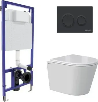 Berges Wasserhaus Vita Rimless 043378 (с сиденьем)