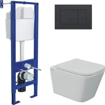 Berges Wasserhaus Floe S Rimless + АТОМ 410 AT-043336 (с сиденьем)