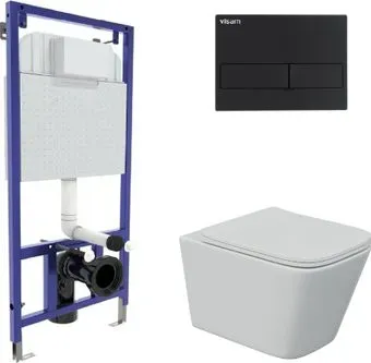 Berges Wasserhaus Floe S Rimless + Visam Slim 525 EX-043243 (с сиденьем)