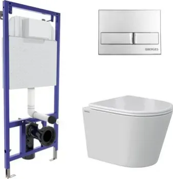Berges Wasserhaus Vita Rimless 043371 (с сиденьем)