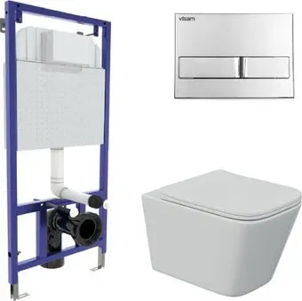 Berges Wasserhaus Floe S Rimless + Visam Slim 525 EX-043242 (с сиденьем)