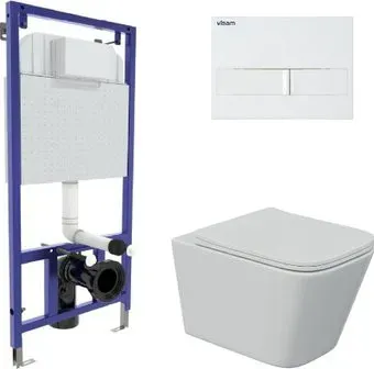 Berges Wasserhaus Floe S Rimless + Visam Slim 525 EX-043244 (с сиденьем)