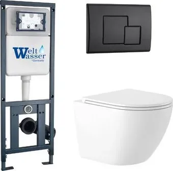 Saniteco KW-9003W Rimles + WeltWasser Marberg 410 + Marberg 507 SE MT-BL