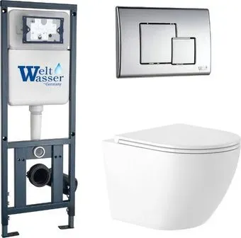 Saniteco KW-9003W Rimles + WeltWasser Marberg 410 + Marberg 507 SE CR