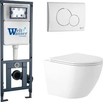Saniteco KW-9003W Rimles + WeltWasser Marberg 410 + Marberg 507 RD GL-WT
