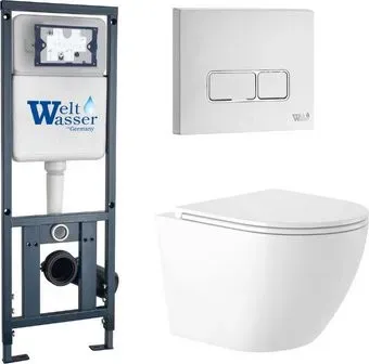 Saniteco KW-9003W Rimles + WeltWasser Marberg 410 + Marberg 410 SE GL-WT