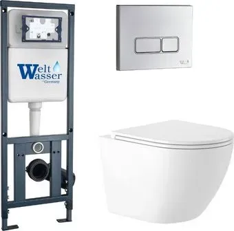 Saniteco KW-9003W Rimles + WeltWasser Marberg 410 + Marberg 410 SE CR