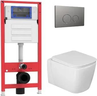 Oliveeka OL-MQ-003 + OL-G1 + OL-R22-BGM (матовый оружейный металл)