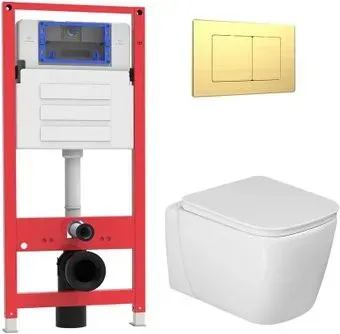 Oliveeka OL-MQ-003 + OL-G1 + OL-E12-BG (матовое золото)