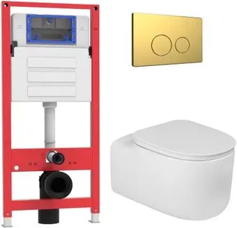 Oliveeka OL-MQ-003 + OL-G27 + OL-R22-BG (матовое золото)