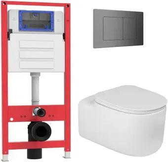 Oliveeka OL-MQ-003 + OL-G27 + OL-E12-BGM (матовый оружейный металл)