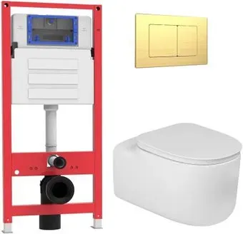 Oliveeka OL-MQ-003 + OL-G27 + OL-E12-BG (матовое золото)