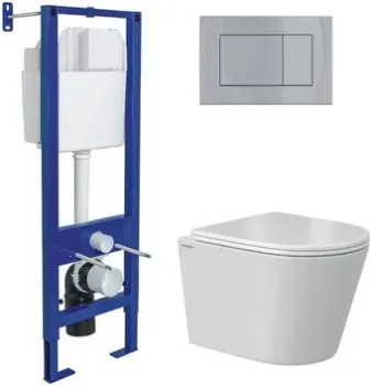 Berges Wasserhaus Vita Rimless 043384 (с сиденьем)