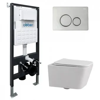 Abber Rechteck AC1201-AC0105-AC0121 (с кнопкой смыва)