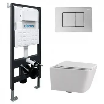 Abber Rechteck AC1201-AC0105-AC0120 (с кнопкой смыва)