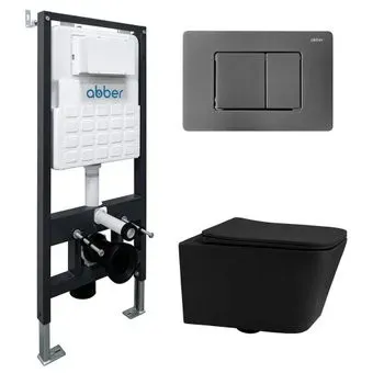 Abber Rechteck AC1201MB-AC0105-AC0120NG (с кнопкой смыва)