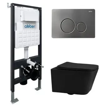 Abber Rechteck AC1201MB-AC0105-AC0121NG (с кнопкой смыва)