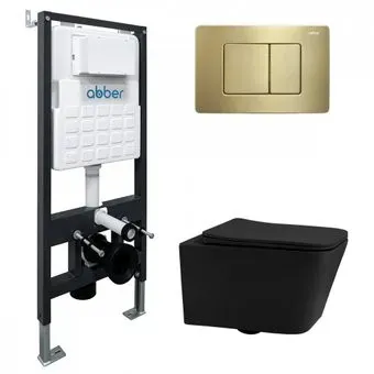Abber Rechteck AC1201MB-AC0105-AC0120MMG (с кнопкой смыва)